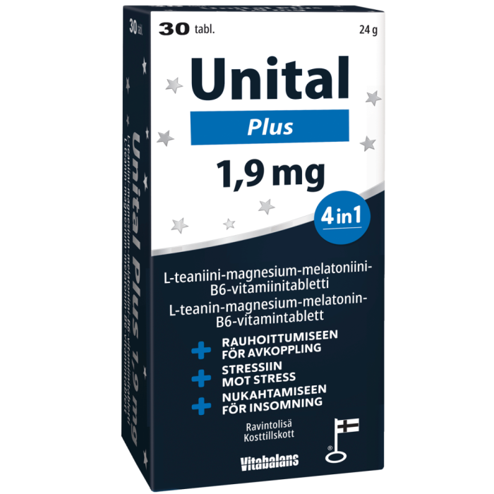 Unital Plus 1,9 mg 30 tabl kuva 3