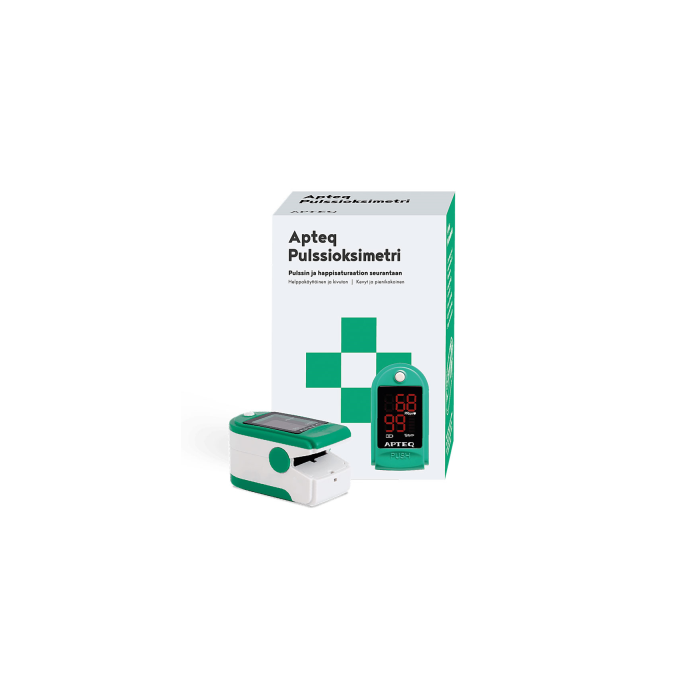 Apteq pulssioksimetri 1 kpl kuva 2