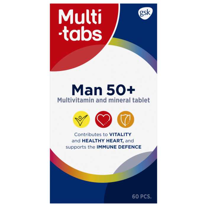 Multi-tabs Man 50+ Monivitamiini 60 tabl kuva 2