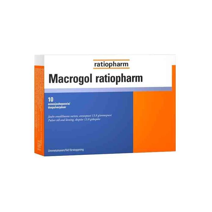 Macrogol ratiopharm annospussi 13,8 g 10 kpl kuva 2