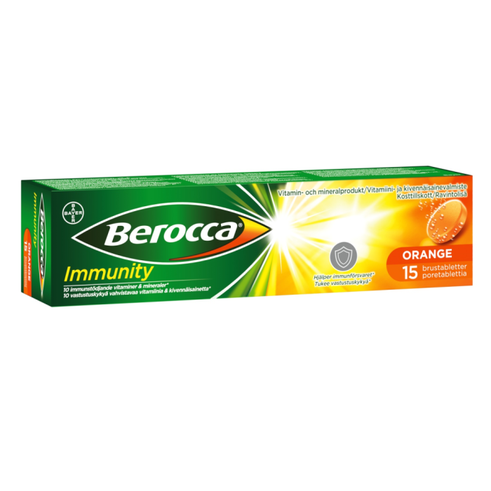 Berocca Immunity poretabletti 15 kpl kuva 2