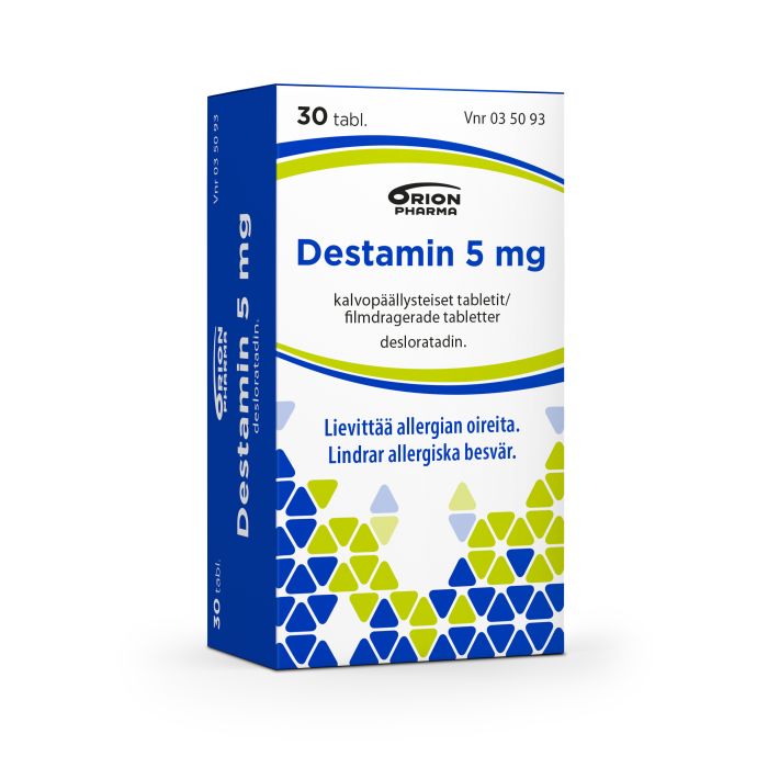 DESTAMIN tabletti, kalvopäällysteinen 5 mg 30 fol kuva 3
