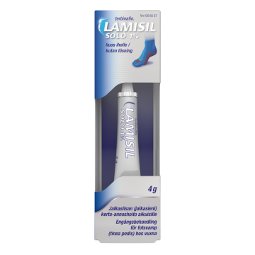 LAMISIL SOLO liuos iholle 1 % 4 g