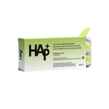 HAp+ Imeskelytabletti Inkivääri&Lime 16 kpl