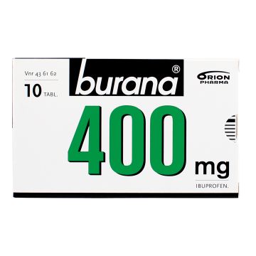 BURANA tabletti, kalvopäällysteinen 400 mg 10 fol