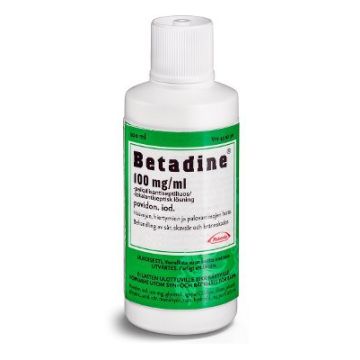BETADINE paikallisantiseptiliuos 100 mg/ml 100 ml