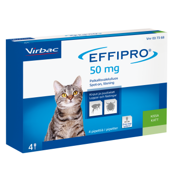EFFIPRO paikallisvaleluliuos 100 mg/ml Pipetti 4 x 0.5 ml