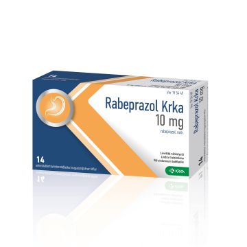 RABEPRAZOL KRKA enterotabletti 10 mg 14 fol