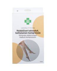 APTEEKKI Hoidolliset tukisukat, kohtalainen kompressio (lk. I) M beige 1 pari