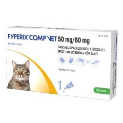 FYPERIX COMP VET 50/60 mg paikallisvaleluliuos (kissoille)0,5 ml